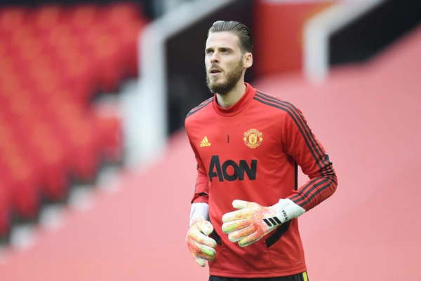 David De Gea giữ sạch lưới 168 trận khi ra sân cùng Manchester United
