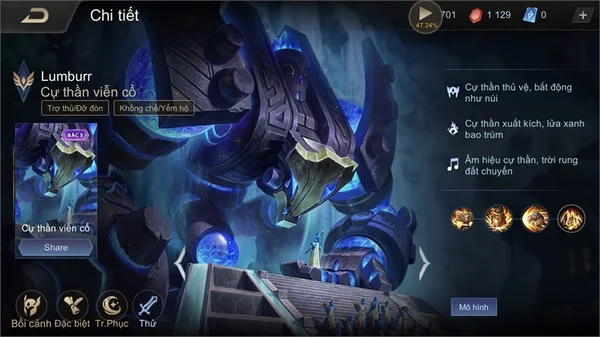 Vị tướng Lumburr trong tựa Game Liên Quân Mobile